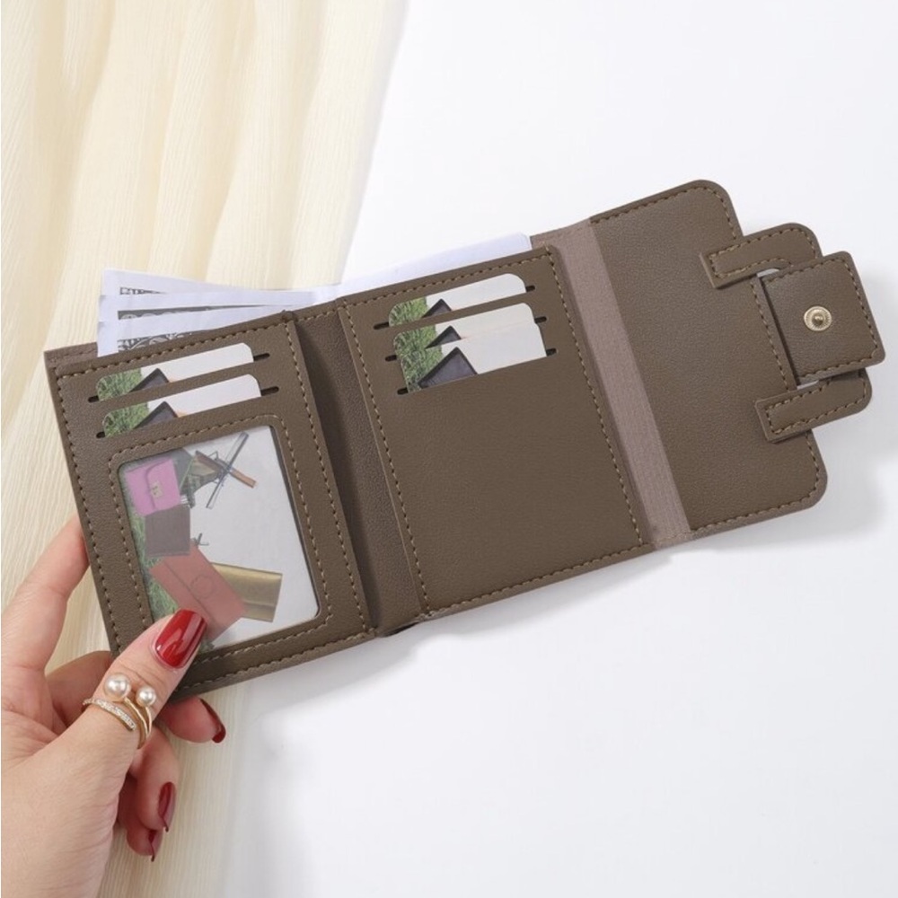 ⚠️Clearance Coffee Brown Tri Fold Wallet / Cardholder - Picture 3 of 4